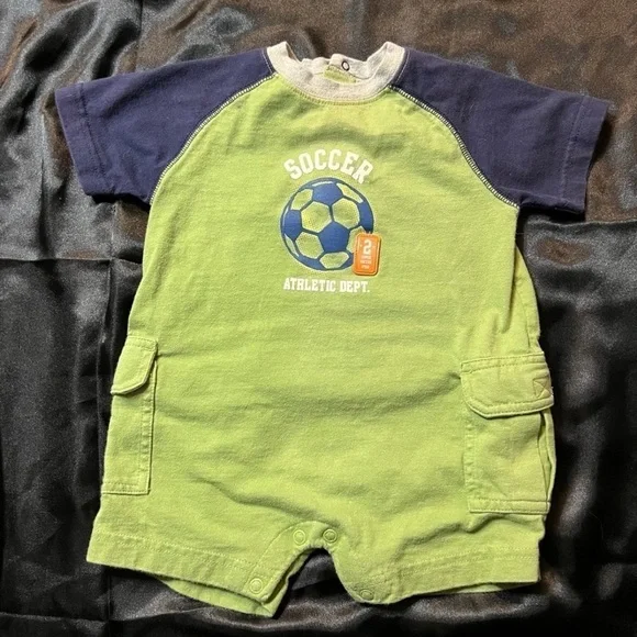 Carters Boys Romper 2 piece set Sz. 12 months - Picture 2 of 12
